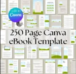 Canva Ebook Template, Course WorkBook Template, How to Create e-Book