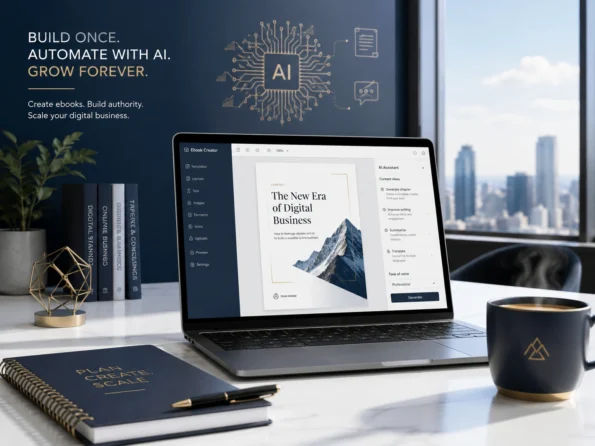 How to build a digital business with ebooks and AI on a modern workspace